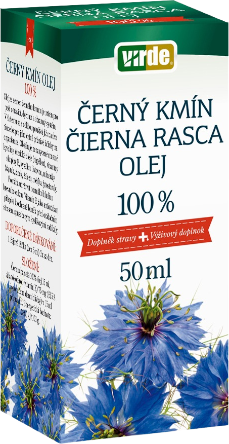 Virde Černý kmín 100% olej 50 ml