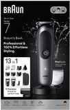 Braun Sada pro péči o tělo All-in-One Series 7, AIO7560, šedá