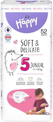 Bella Baby Happy Soft&Delicate Junior 52 ks