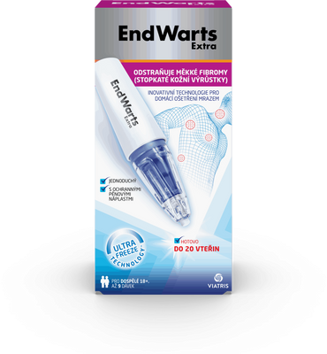 EndWarts Extra kryoterapie fibromů 14.3 g