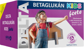 Delta BETAGLUKAN KIDS forte 40 kapslí