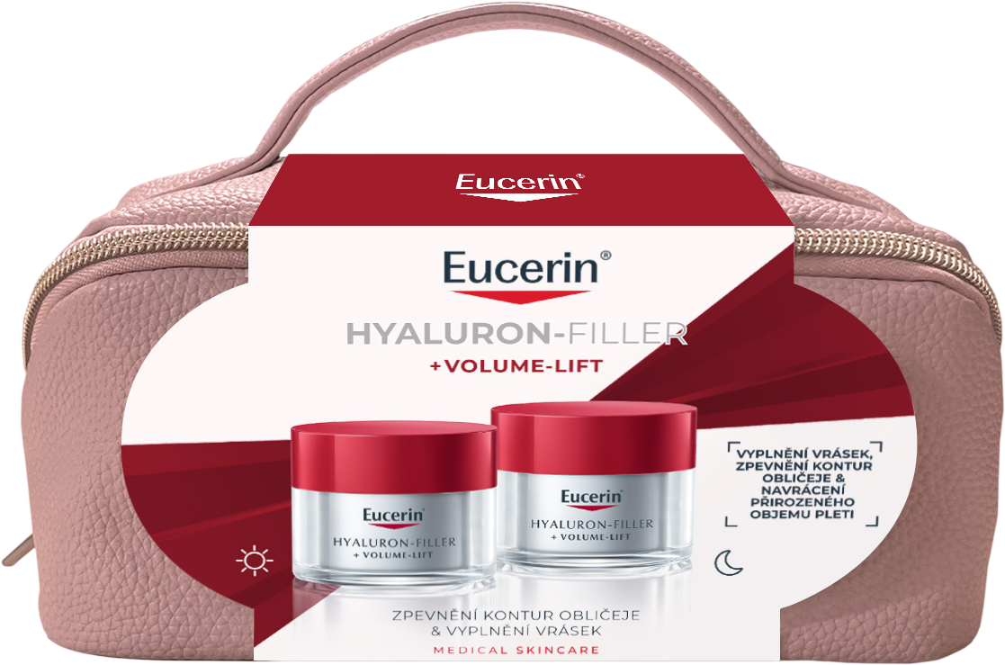 Eucerin Hyaluron Filler+Volume Lift vánoční balení 2 x 50 ml