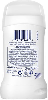 Dove Advanced Care Pear&Aloe Vera tuhý antiperspirant 50 ml