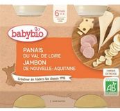 Babybio menu paštrnák šunka gruyére 2 x 200 g