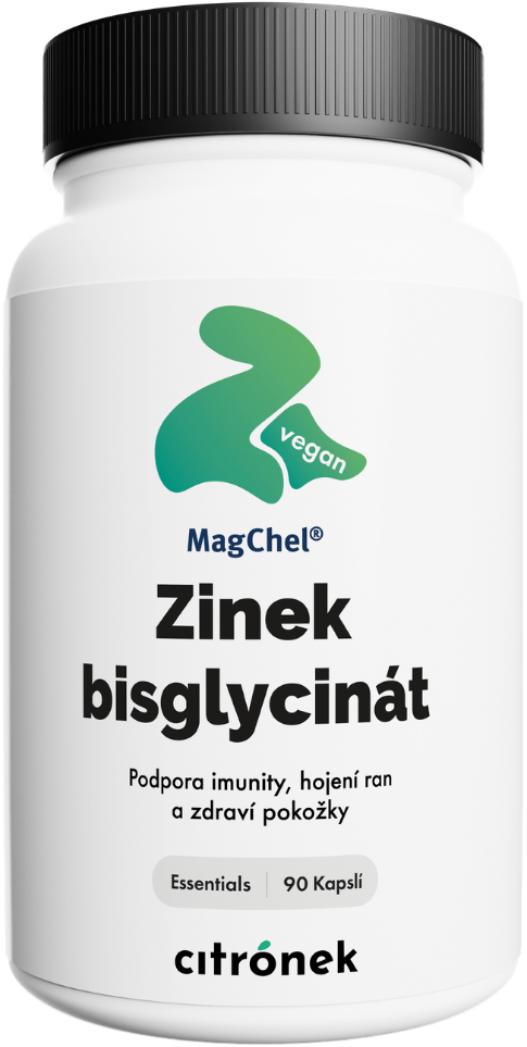 Citronek Zinek bisglycinát MagChel® 90 kapslí