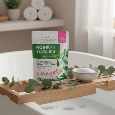 VivaPharm Sůl do koupele Prohřátí a Uvolnění 1000 g