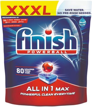 Finish All-in-1 Max Tablety do myčky 80 ks