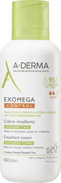 A-Derma Exomega Control Emolienční krém pro suchou kůži se sklonem k atopii 400 ml