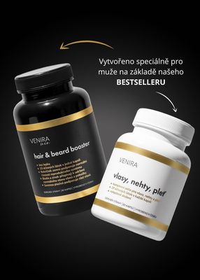 Venira Venira Men Hair & beard booster 80 kapslí