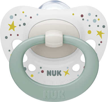 Nuk dudlík Signature 0-6 m, bílo/zelený