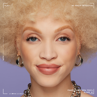 NYX Professional Makeup Powder Louder Brow Pencil pudrová tužka na obočí, Blonde