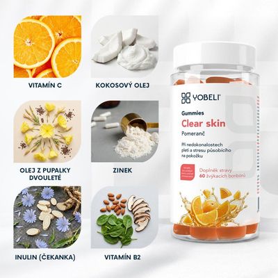 Lobey Clear skin Gummies 60 ks