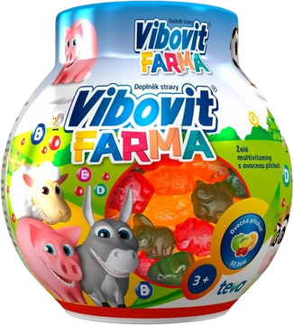 Vibovit Farma želé multivitamíny 50 ks