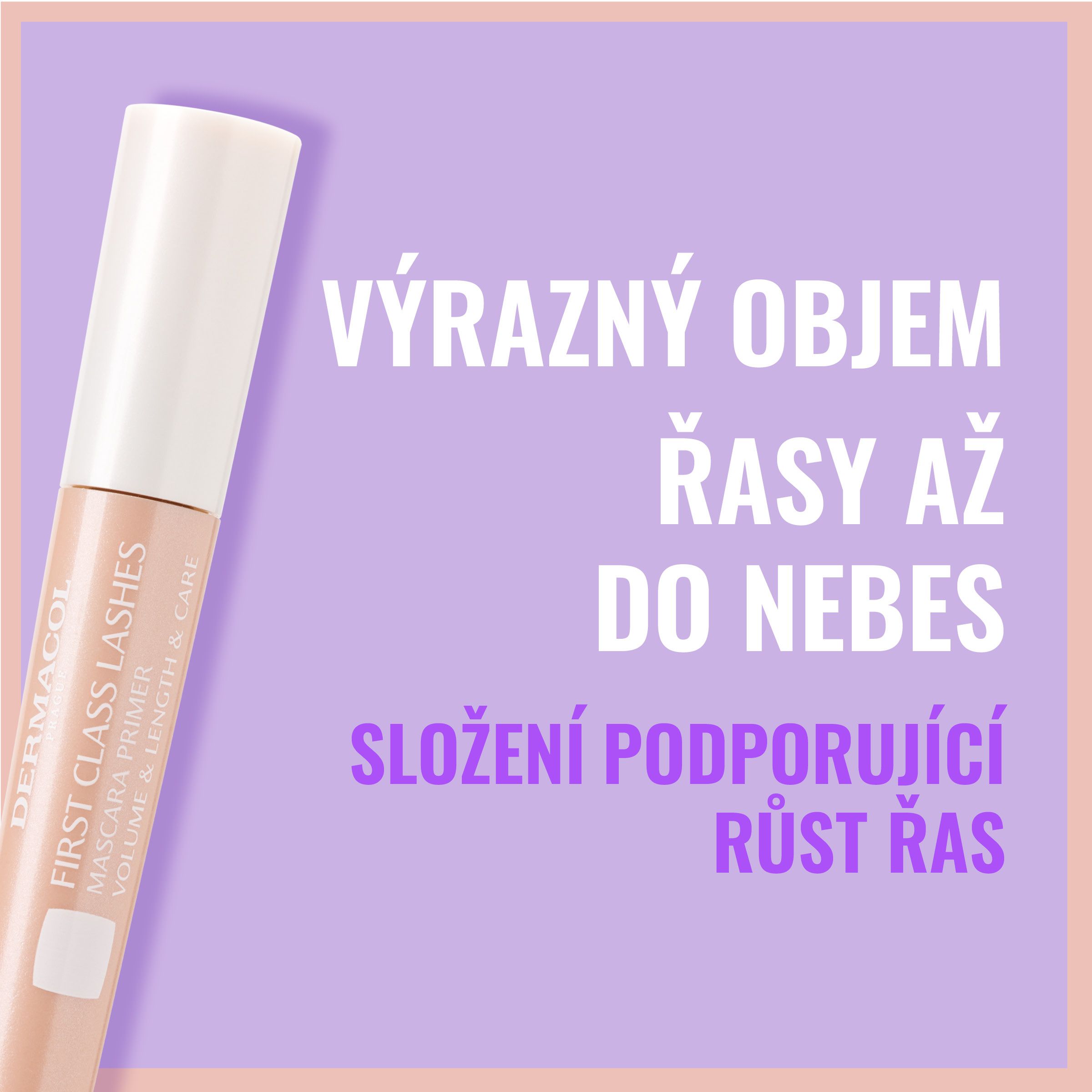 Dermacol First class lashes báze pod řasenku 7.5 ml