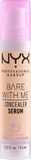 NYX Professional Makeup Bare With Me Zklidňující sérum a korektor 2v1 - odstín 03 Vanilla 9.6 ml