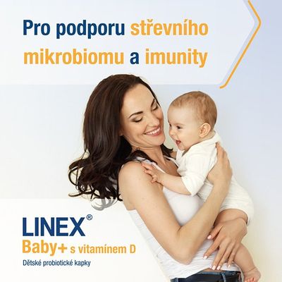 Linex Baby + s vitamínem D 8 ml