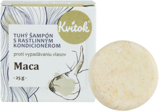 Kvitok Tuhý šampon s kondicionérem Maca 25 g