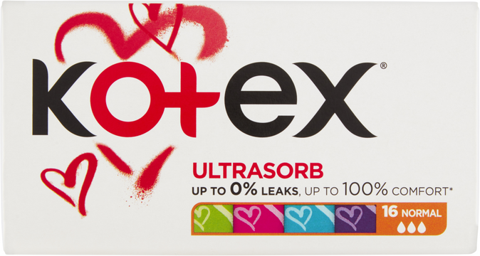Kotex Tampony Ultra sorb Normal 16 ks