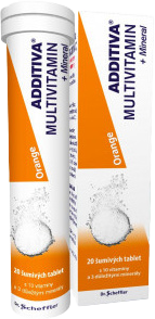 Additiva multivitamín + minerál Orange 20 šumivých tablet