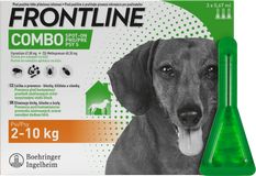 Frontline Combo Spot-On pro psy S (2-10 kg) 3 x 0.67 ml