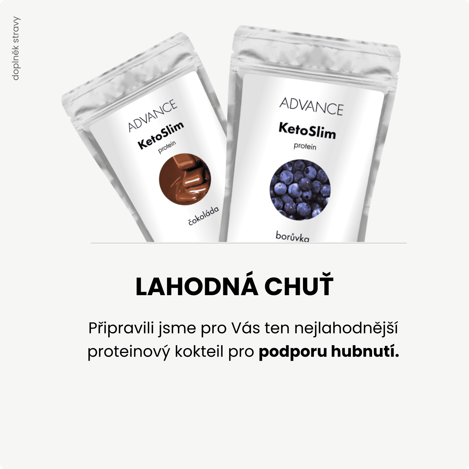 ADVANCE KetoSlim čokoláda - protein 480 g