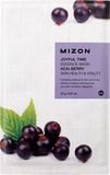 Mizon Joyful Time Acai Berry Plátýnková maska pro rozjasnění a vitalitu pleti 23 g