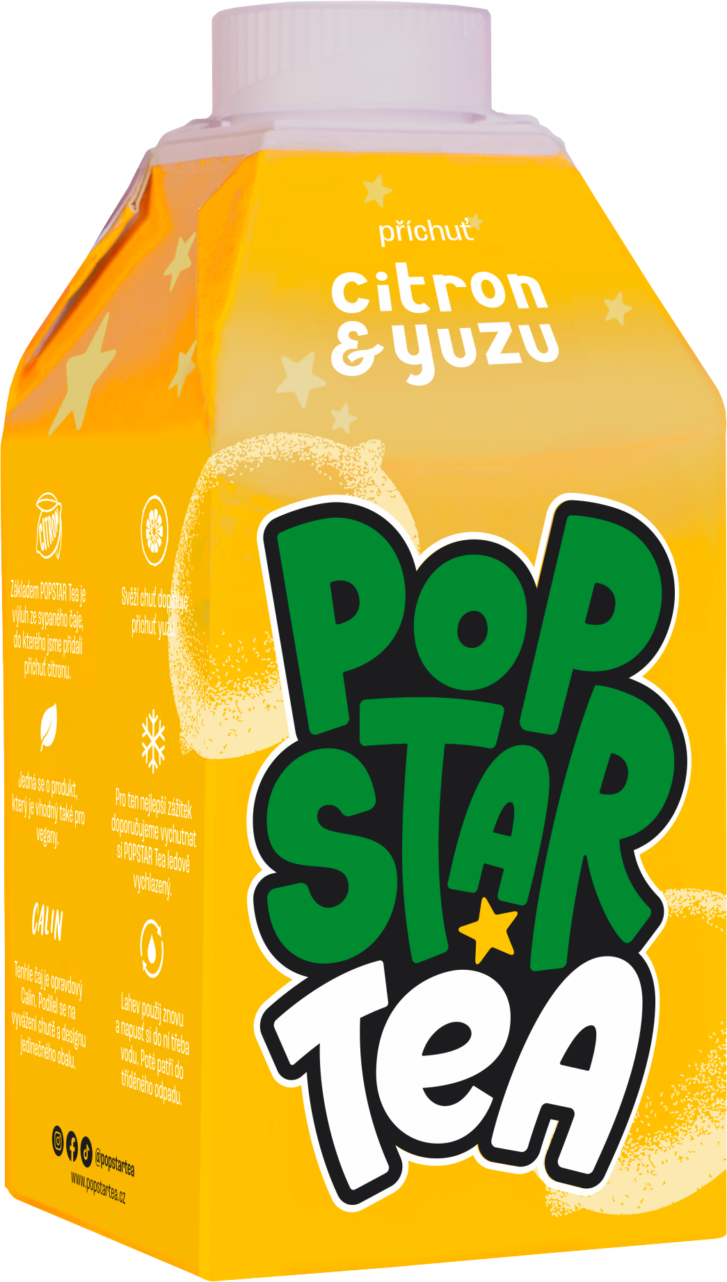 POPSTAR Tea Citron & Yuzu 0.5 l