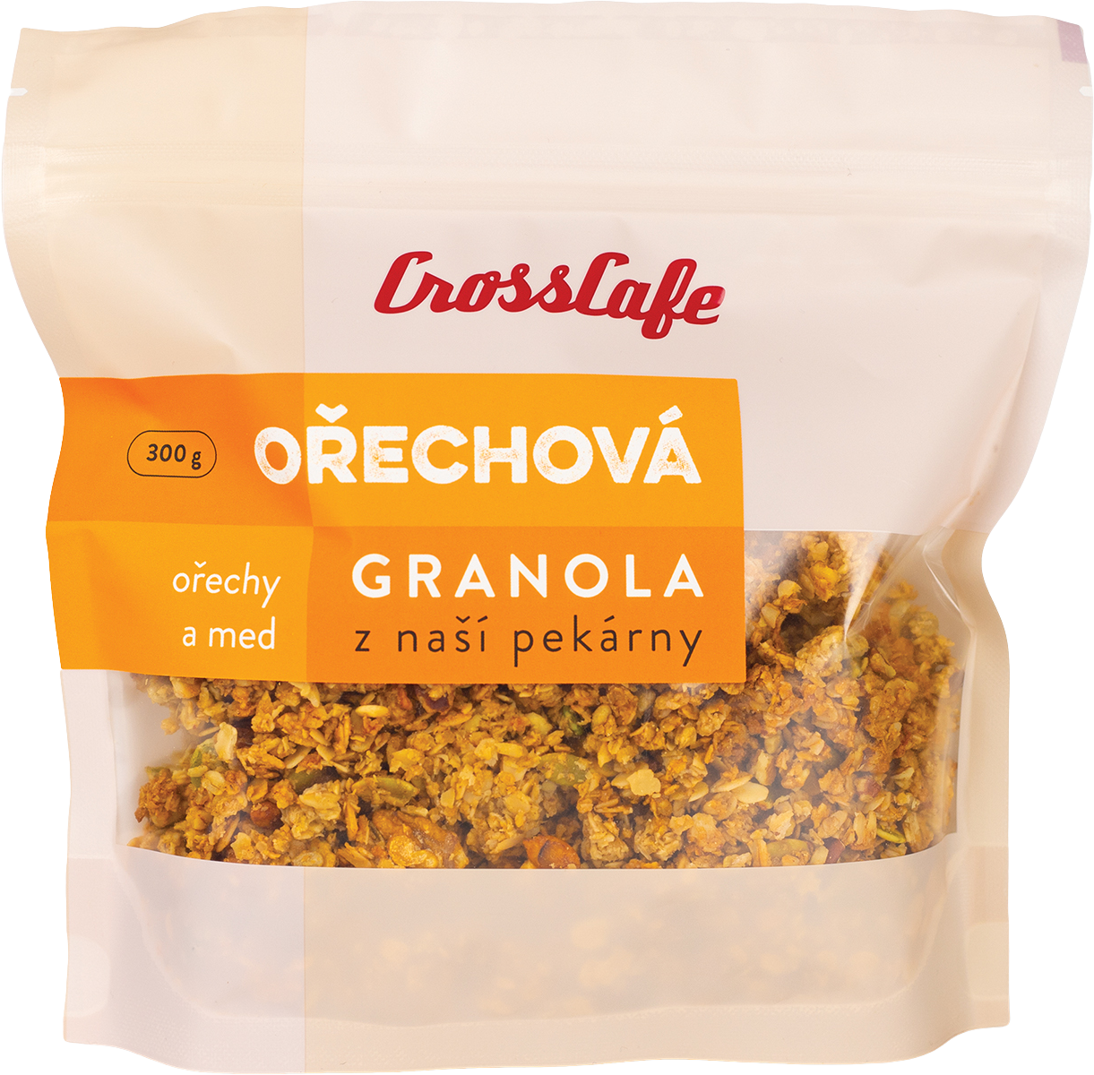 CrossCafe Granola ořechová 300 g