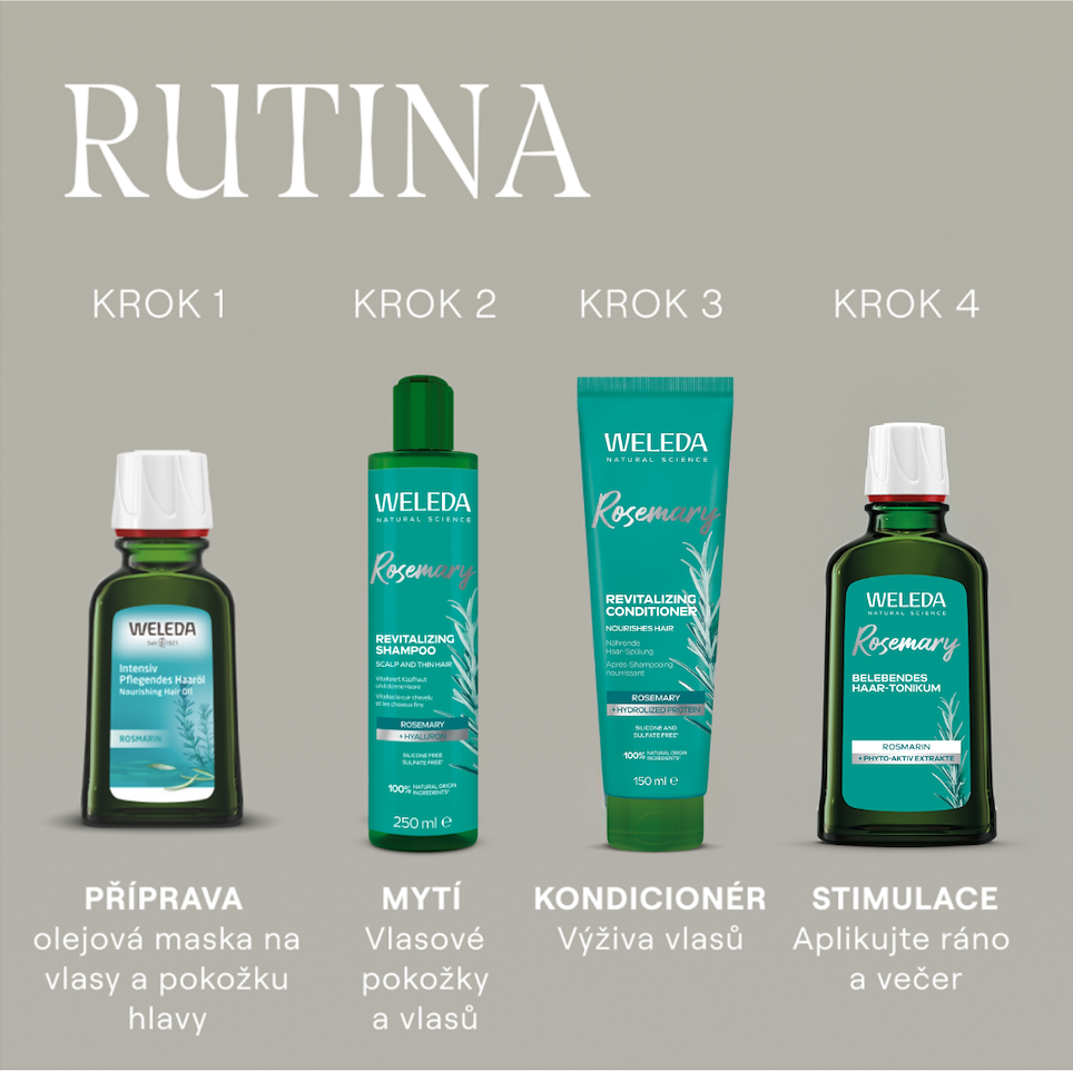 Weleda Rozmarýnový revitalizační kondicionér 150 ml