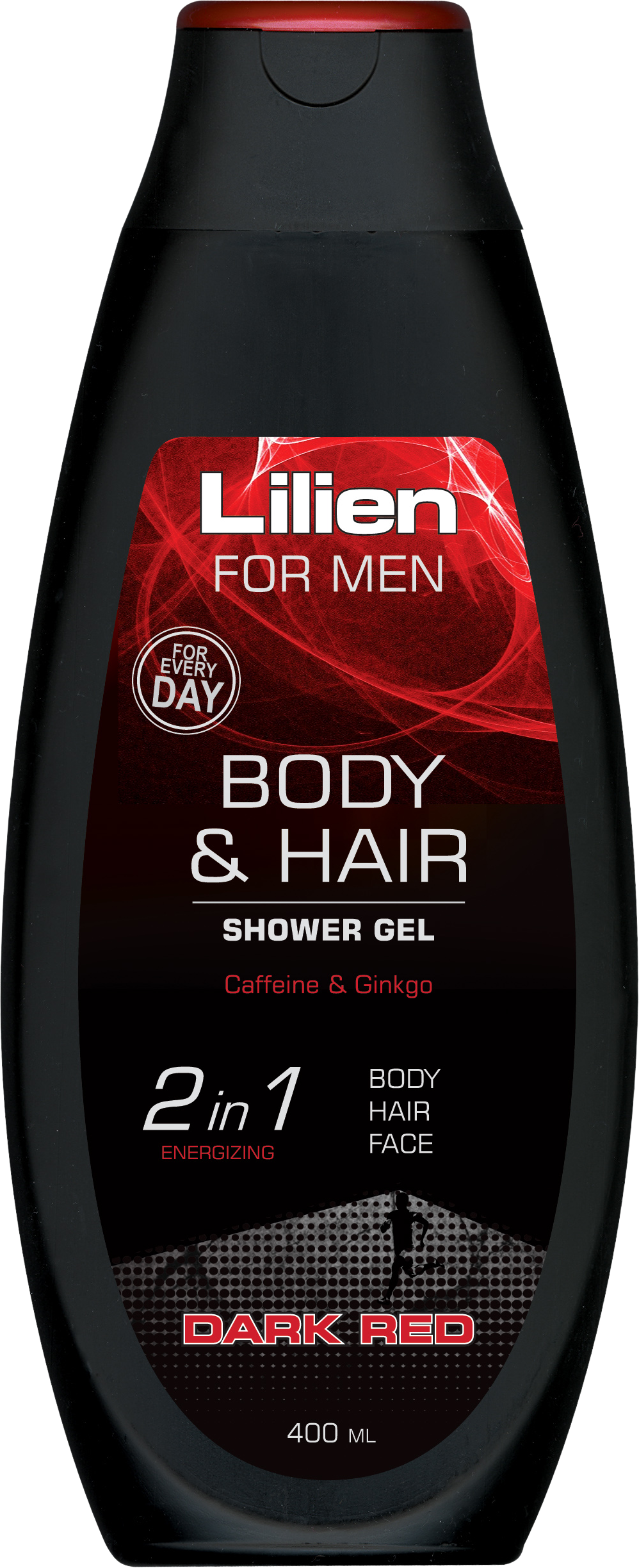 Lilien Sprchový šampon pro muže Dark Red 400 ml