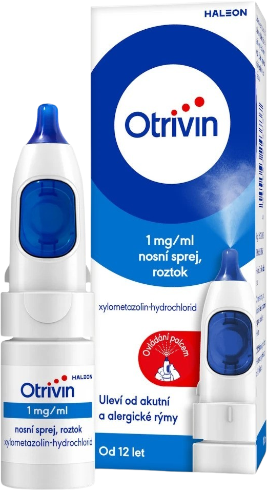 Otrivin 1MG/ML nosní podání sprej, roztok 10 ml