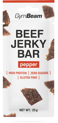 GymBeam Beef Jerky Bar kořeněné 25 g