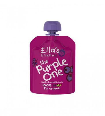 Ella's Kitchen BIO PURPLE ONE ovocné pyré s černým rybízem 5 x 90 g
