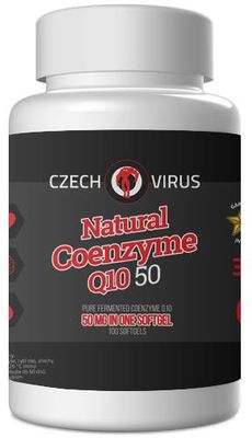 Czech Virus Natural Coenzyme Q10, 100 tablet