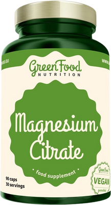 GreenFood Nutrition Magnesium Citrate 90 kapslí