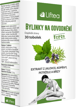 Liftea Bylinky na odvodnění FORTE 30 tobolek