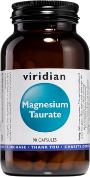 Viridian Magnesium Taurate (Taurát hořečnatý) 90 kapslí