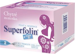 Chytré miminko Superfolin 2, 30 tablet + 30 kapslí