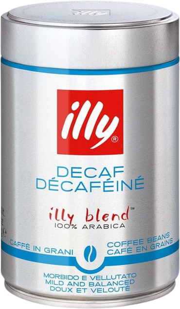 Illy Decaf zrnková káva bez kofeinu 250 g