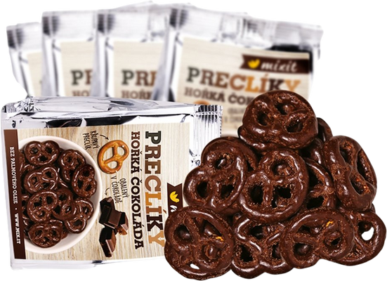 Mixit Preclíky do kapsy Hořká čokoláda 70 g