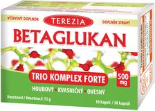 Terezia Betaglukan Trio Komplex Forte 500 mg 30 kapslí