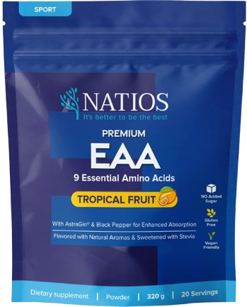 Natios Premium EAA, Tropické ovoce 320 g