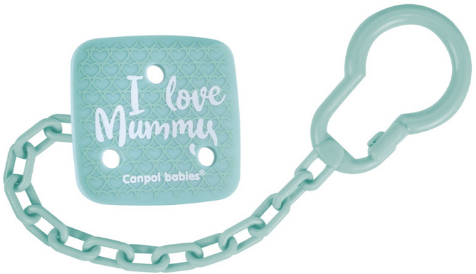 Canpol babies Řetízek na dudlík I LOVE MUMMY