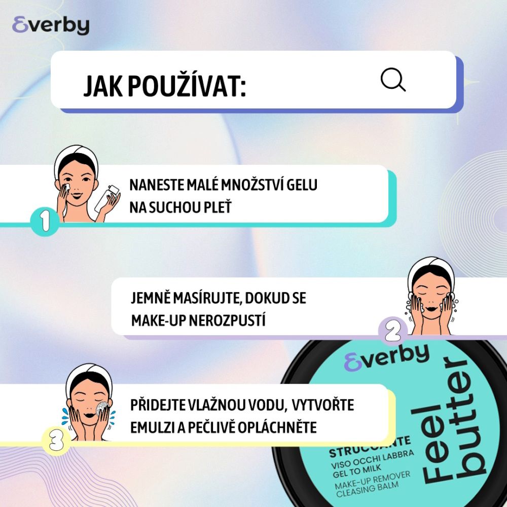Erboristica Everby Feel Butter Odličovací máslo 100 ml