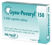 Gyno-pevaryl 150 mg, vaginální čípky 3 ks