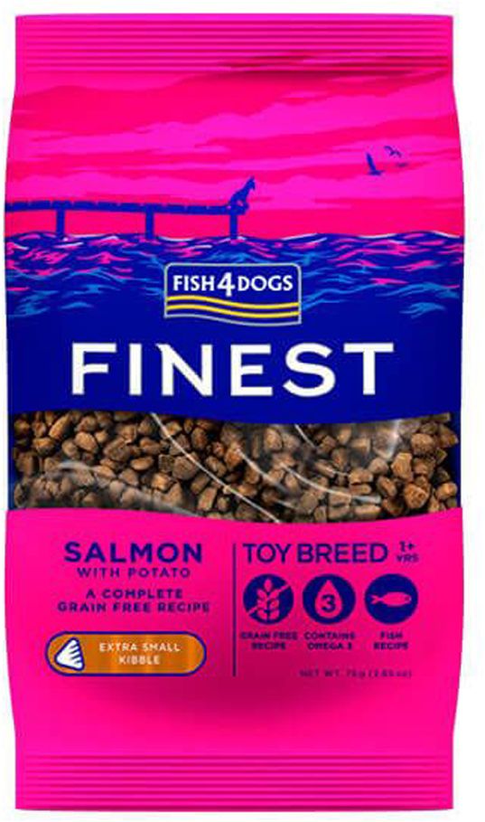 Fish4Dogs Granule pro psy extra malé Finest losos s bramborami 1.5 kg