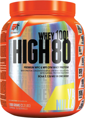 Extrifit High Whey 80 vanilka 1000 g