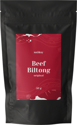 Snäksy Hovězí Biltong 50 g