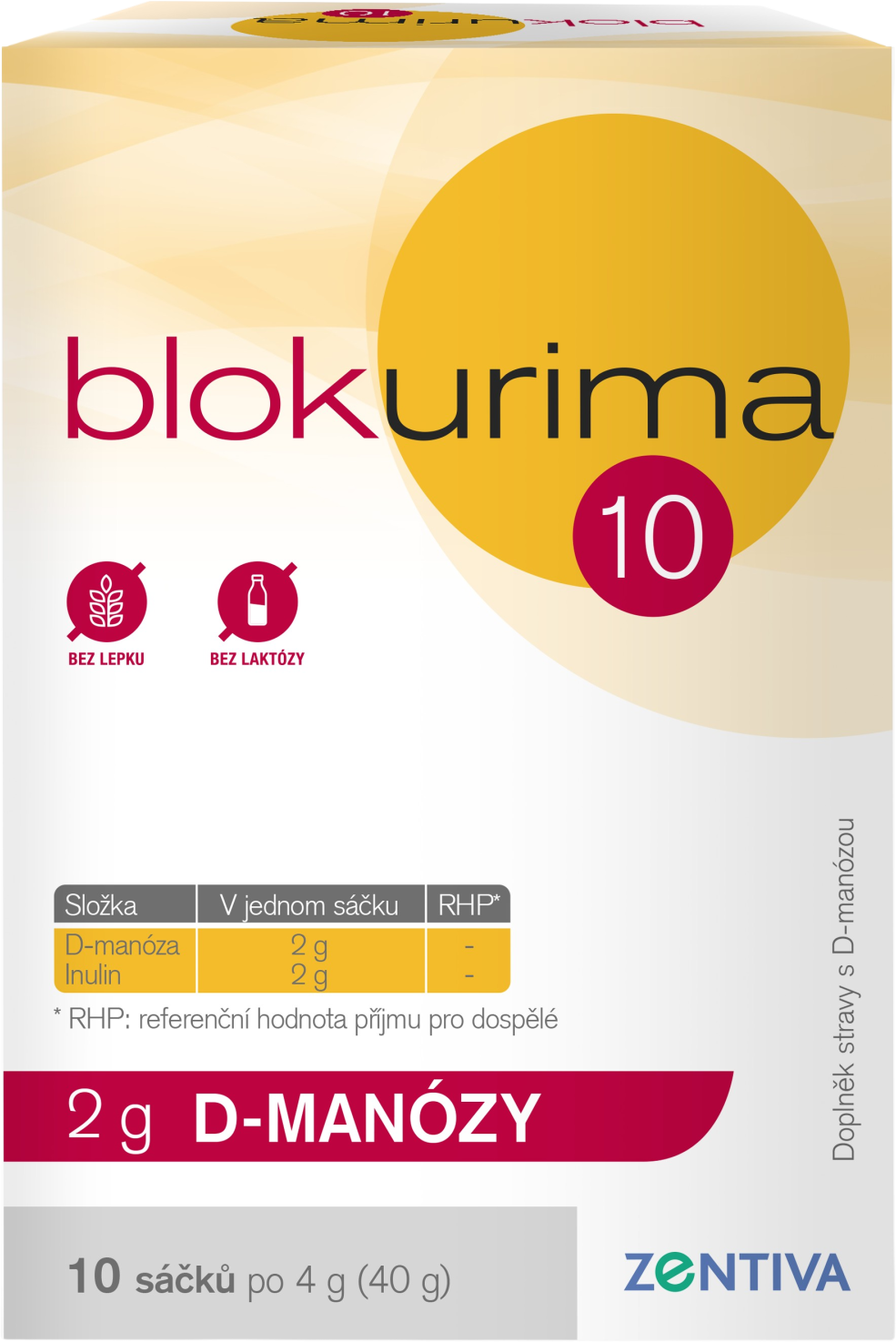 Blokurima 2 g D-manózy sáčky 10 ks