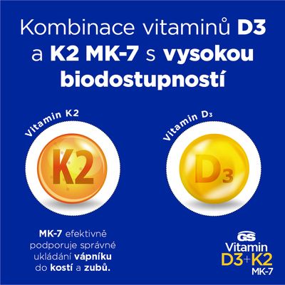 GS Vitamin D3+K2 30 tablet